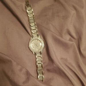 Silver Rhinestone Watch